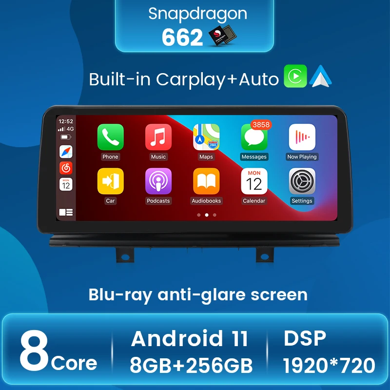Автомобильный мультимедийный плеер на Android 11 для BMW X3 E83 X5 F15 X6 F16 2004-2020 блок системы