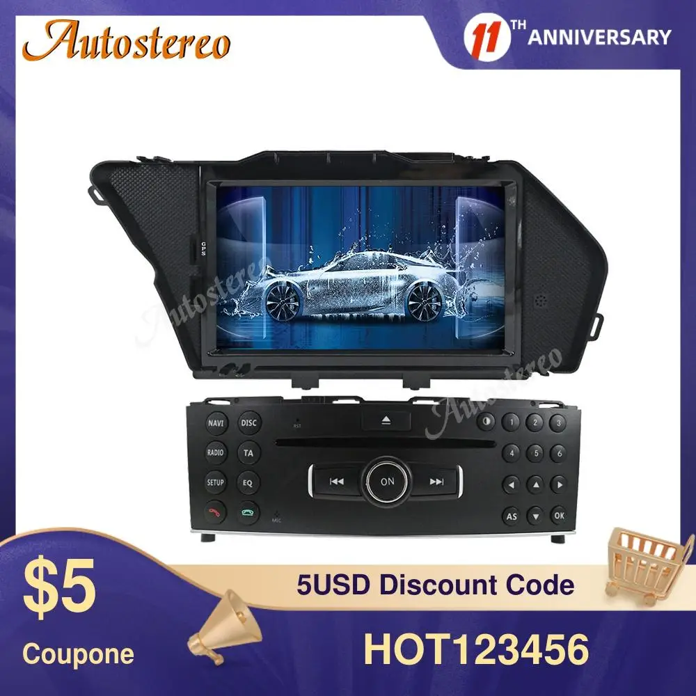 Android 10 0 4 + 64G автомобильное радио GPS навигационное устройство для Mercedes Benz GLK X204 GLK300
