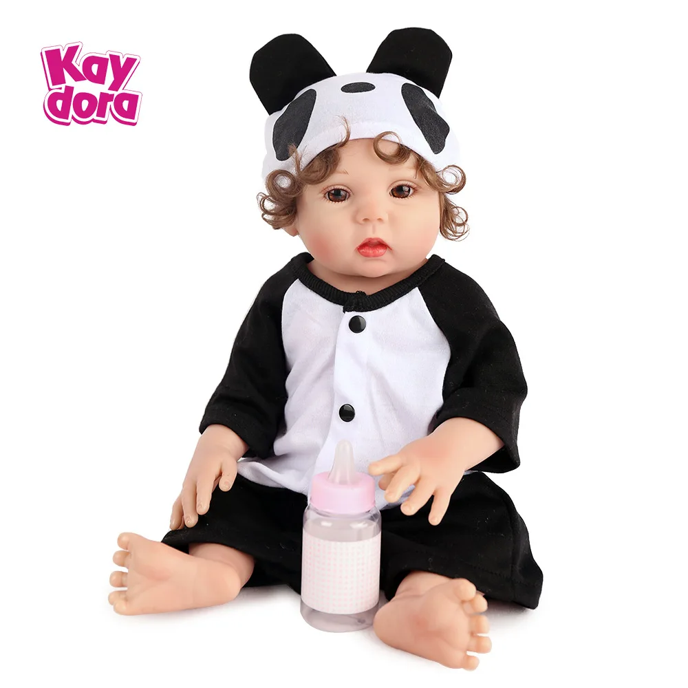 48 см мягкие силиконовые куклы Reborn Baby реалистичные живая девушка ванна игра