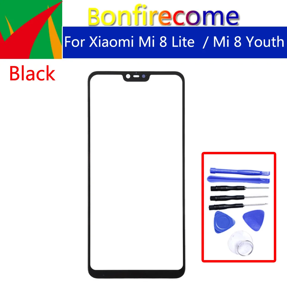 6 26 &quotдля Xiaomi mi 8 Lite  Youth сенсорный экран стекло передней панели наружное