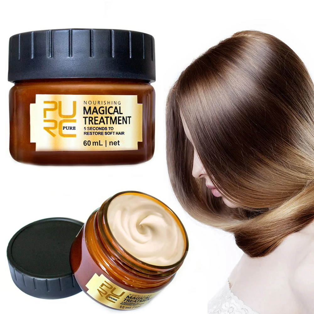 

60ml Magical Keratin Hair Care Mask Hair Treatment Conditioner 5 Second Repairs Damage Hair Root Keratin Hair Scalp Treatment