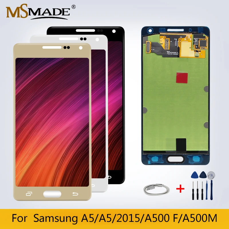 

Pantalla LCD For For Samsung A5A5 2015 A500F A500M Samsung Galaxy Panel Module Pantalla Tactil Digitizer Sensor La Asamblea