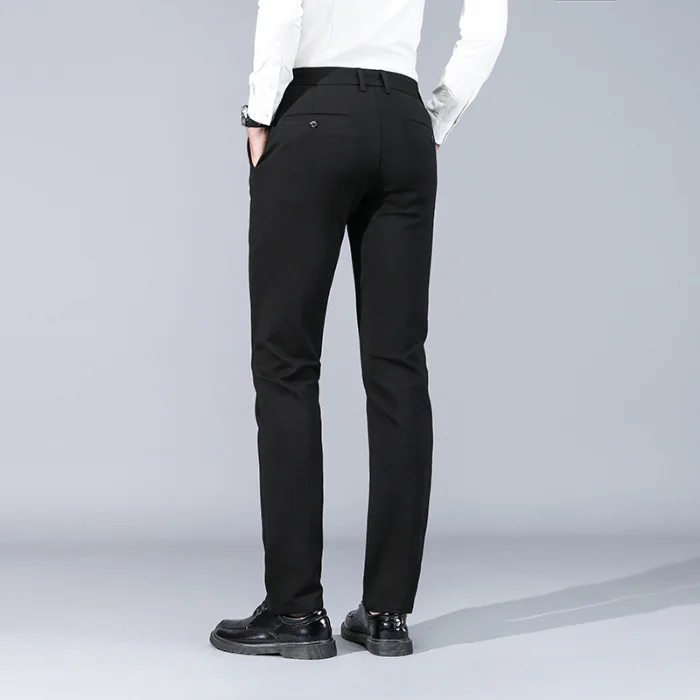 

2019 Autumn And Winter New Style Casual Pants Four Sides Elasticity No Ironing MEN'S Suit Pants