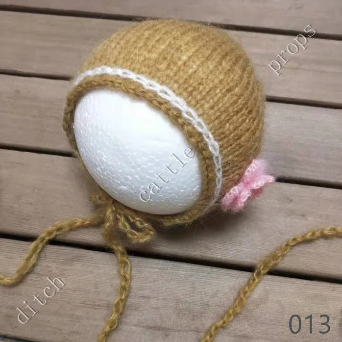 Модель # syx-150407-1, вручную тканые мохер и большой цветок Hat Baby Shower подарков, для фотосессии