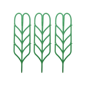 

6Pcs Plastic Plant Support Flower Stand Rack Mini Frame Garden Tool Climbing For Growing Tomatoes, Peppers