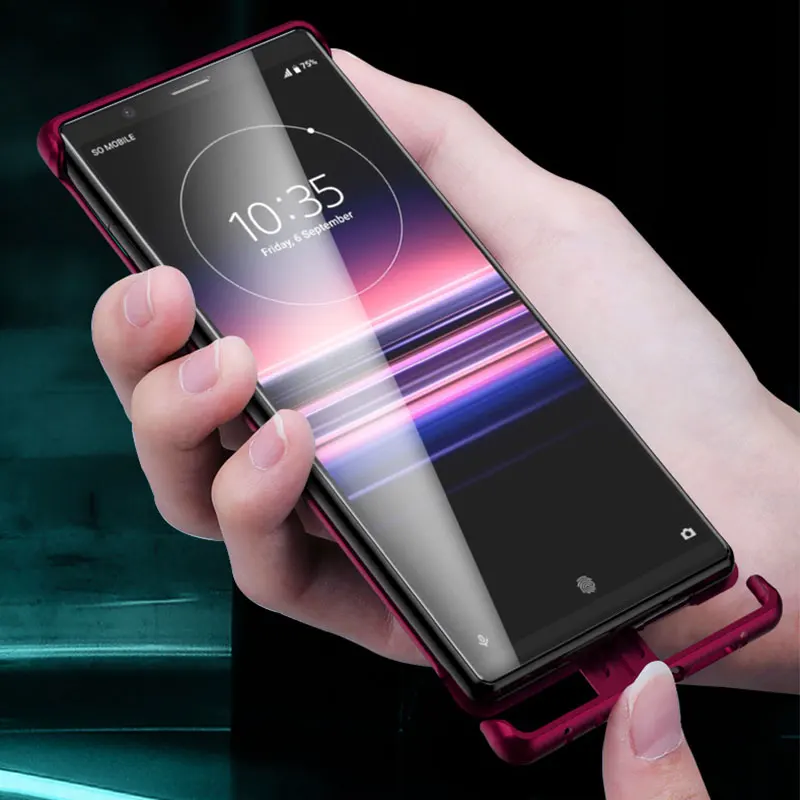 Откидная задняя крышка для sony Xperia 5 чехол для телефона s 12H закаленное стекло для Xperia 5 металлический бампер противоударный 6,1 дюймов чехол для телефона