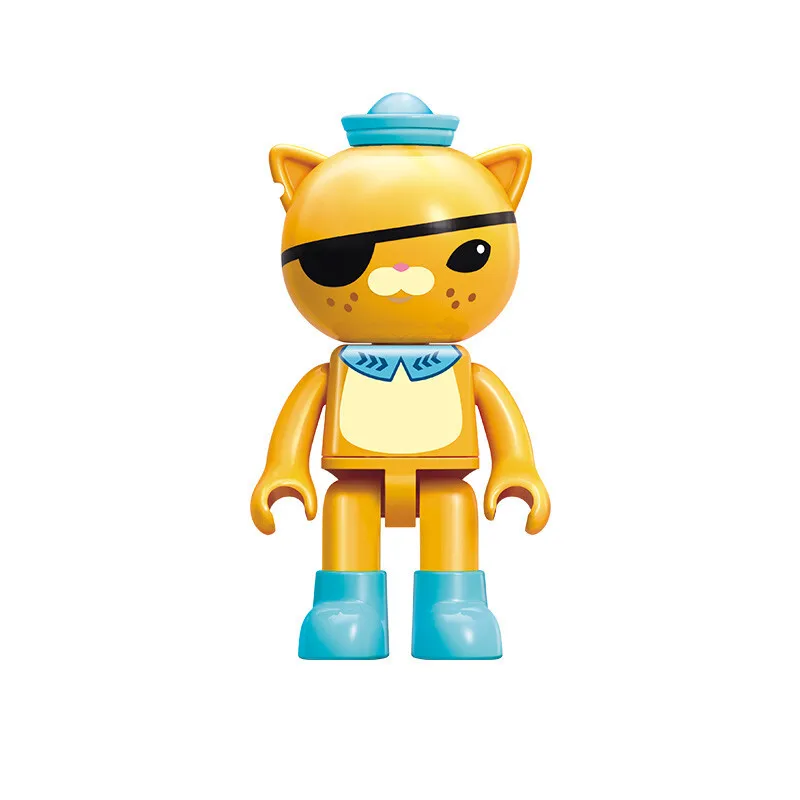 Набор строительных блоков Octonauts для подводной лодки игрушечный Пазл сделай сам в