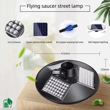 

200 LED Solar Light Motion Sensor Solar Outdoor Garden Spotlight Solar Powered Wall Lamp for Street Path Courtyard