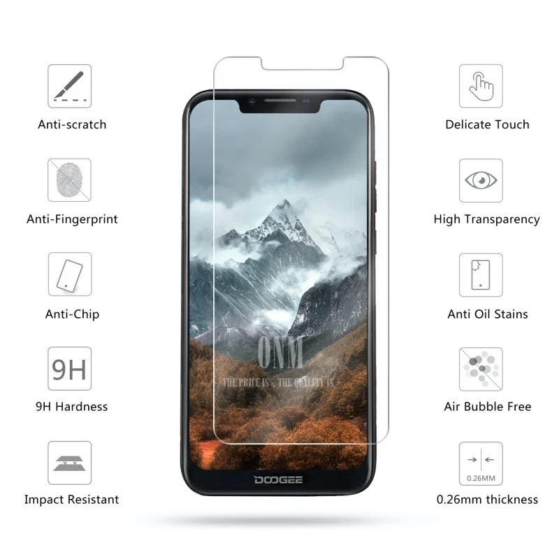 10 шт., закаленное стекло Для DOOGEE BL5500 LITE, Защитное стекло для экрана 2.5D, закаленное стекло Для DOOGEE BL5500 LITE, защитная пленка