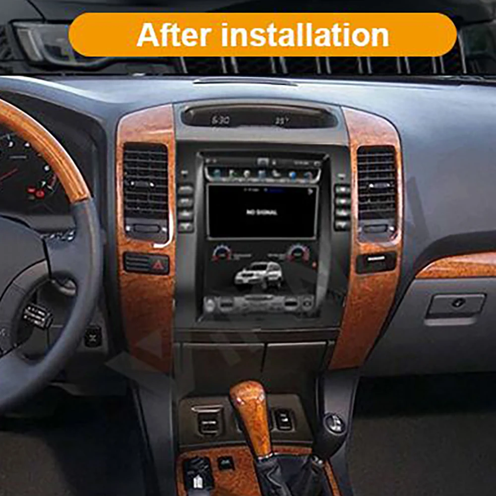 

car gps navigation multimedia player for lexus gx470 2004-2008 android radio tape recorder video player vertical screen