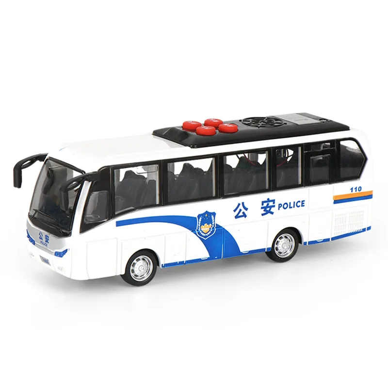 

Children'S Educational Story Machine 3D Colorful Light Music School Bus SWAT Bus Toy Car