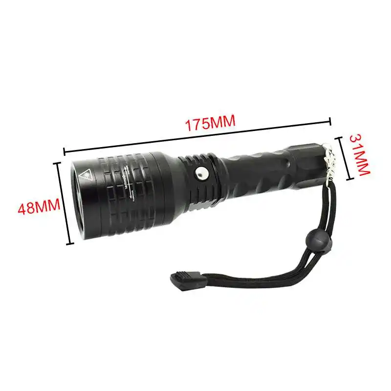 Портативный Перезаряжаемый Фонарь 18650 Зеленый лазерный фонарик Q5 LED Zoom