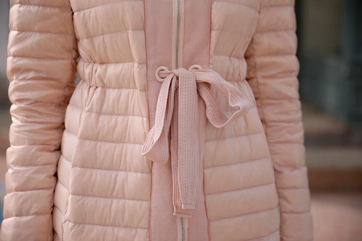 AYUNSUE ультра легкий пуховик для женщин с капюшоном утка вниз пальто зима осень корейский пуховик женские куртки пальто 8869 KJ3076