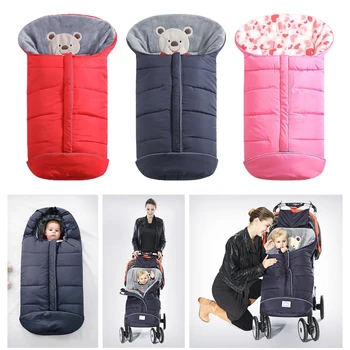 

Baby Infant Stroller Footmuff Windproof Warm Sleeping Bag Swaddle Wrap Blanket X5XE