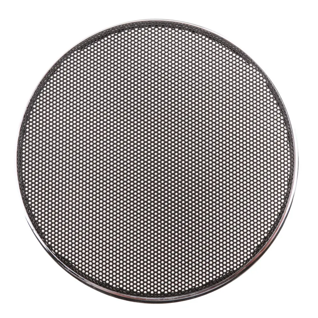 Speaker Decorative Circle Black Protective Cover Grille Mesh Surface