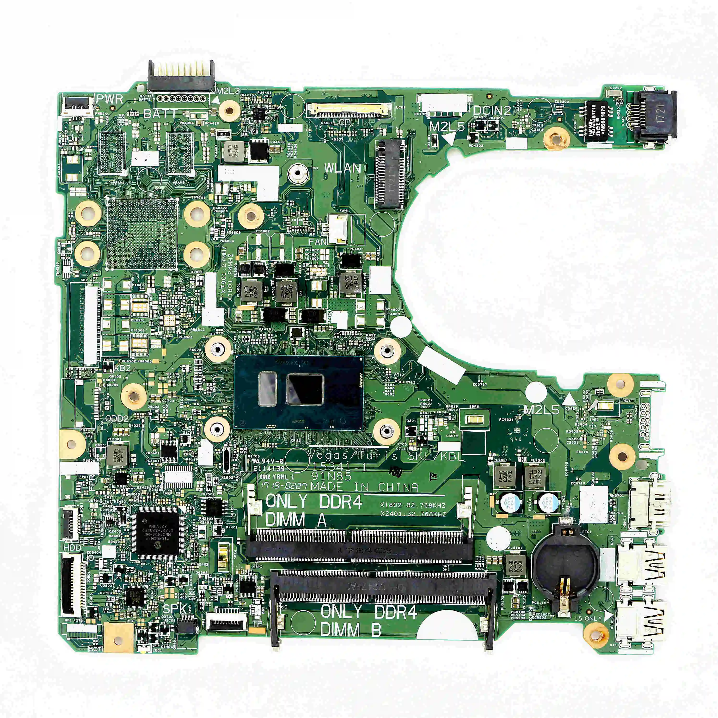 RY2Y1-оригинальная Рабочая Материнская плата ноутбука UMA DDR4 15341-1 91N85 Вт/Процессор