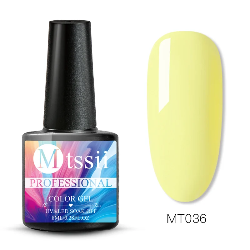 Mtssii УФ-гель для ногтей Топ УФ светодиодный гель лак для нейл-арта Гибридный впитывающий гель Лак Блеск Гель-лак для нейл-арта - Цвет: FS01453