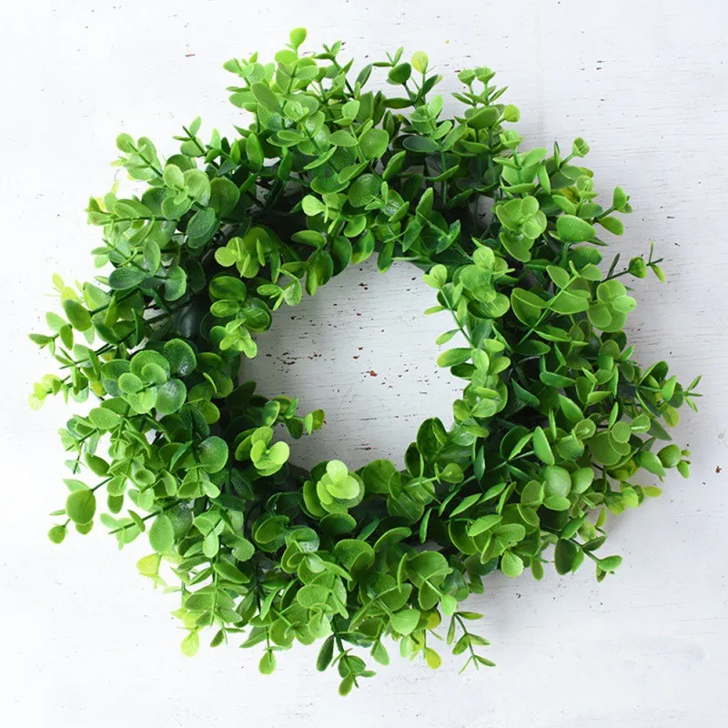 

Artificial Ivy Green Leaf Garland Plants Vine Fake Foliage Wreath Plastic Artificial Flower Rattan String Wedding Decor