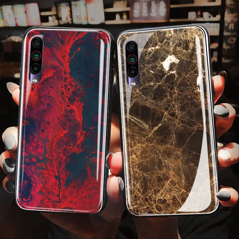 

For Meizu 16T Case Tempered Glass Back Cover For Meizu 16t 16 T Phone Cases Soft Bumper for Meizux16T Coque Protective Fundas
