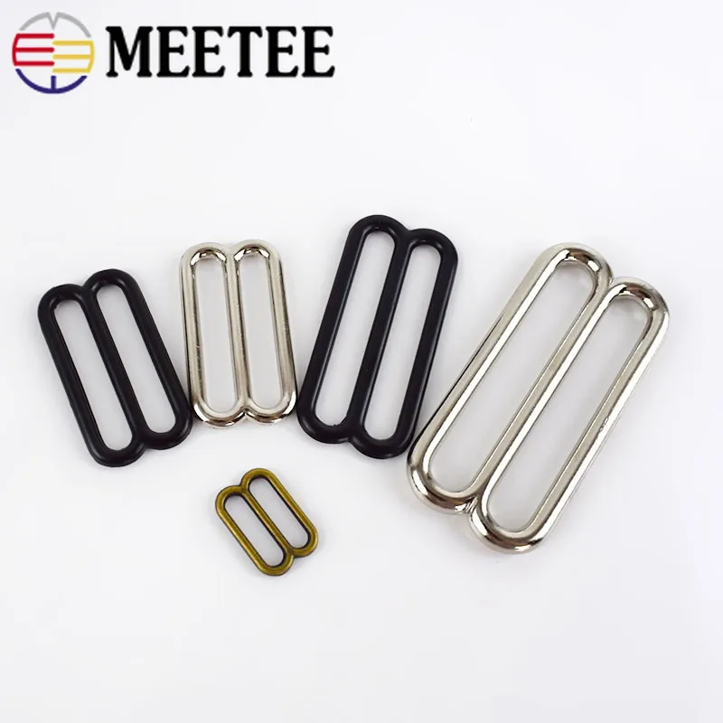 Meetee металлические уплотнительные кольца 5/10 шт. 14 50 мм три скользящие пряжки