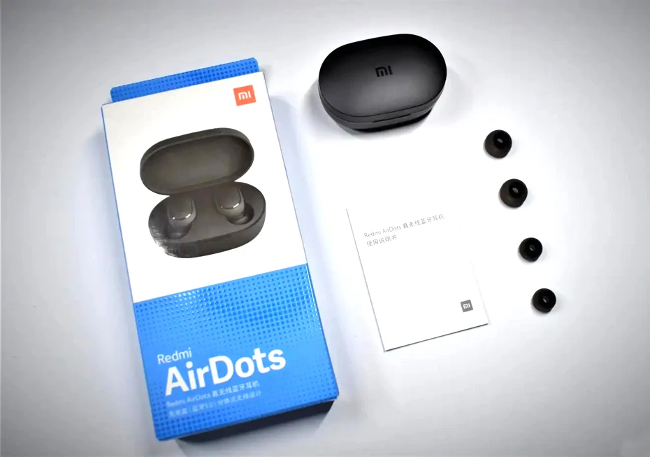 Оригинальные беспроводные bluetooth-наушники Xiaomi Redmi Airdots, TWS, bluetooth 5,0, голосовое управление, гарнитура с шумоподавлением, DSP, наушники с микрофоном