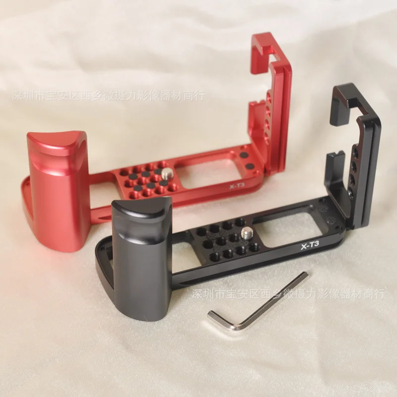 

Suitable for Fuji X-T3 Mirrorless Camera Handle XT-3 Camera L-Shaped Quick Shoe XT3 Vertical Camer Holder Akai Standard Cradle H
