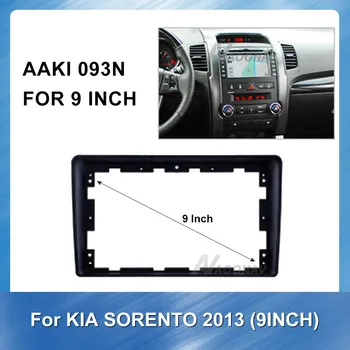 

9 inch Car Radio Fascia for KIA SORENTO 2013 car Frame Stereo DVD Player Install Surround Trim Panel Double Din Face Plate Bezel
