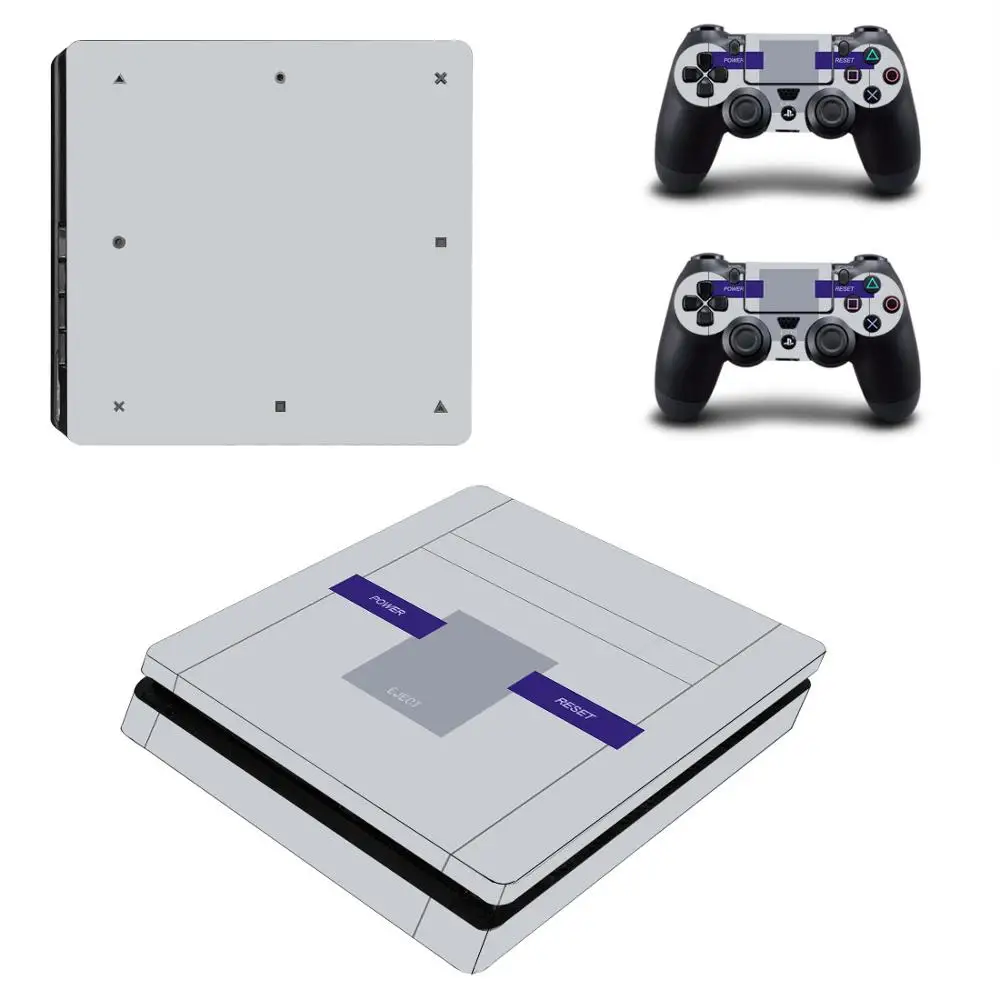 PS4 тонкие наклейки PS 4 Play station Slim виниловое покрытие Переводные картинки Стикеры