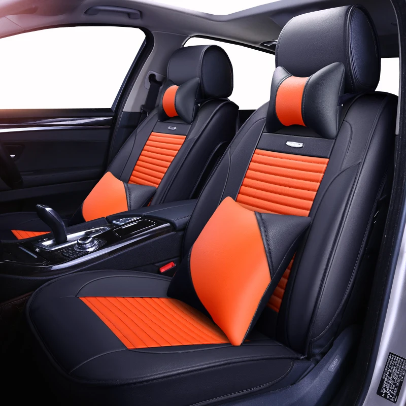 Front+Rear Universal auto Car seat covers For Hyundai solaris 2011 2017 2018 sorento 2017 tucson 20