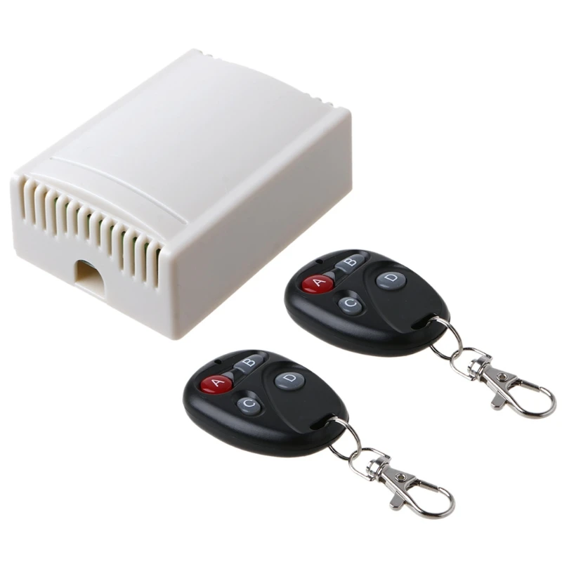 

DC 12V 4CH Remote Switch Garage Door Receiver Module and RF Remote Controller
