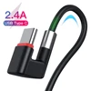 180 Degree Micro USB Type C Cable Fast Charging Wire for Samsung Galaxy S8 S9 Plus Huawei Mobile Phone USB C Charger Cable ► Photo 1/6