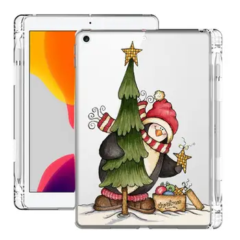 

Christmas Gift For ipad 7th Generation Case 6th With Pencil Holder 9.7 ipad Pro 12.9 Case 2020 Clear Cover iPad Mini 4 Cases