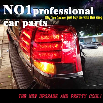 

car accessories for Toyota Land Cruiser Tail Lights 2012 Land Cruiser LED Tail Light Rear Lamp DRL+Brake+Park+Signal Back