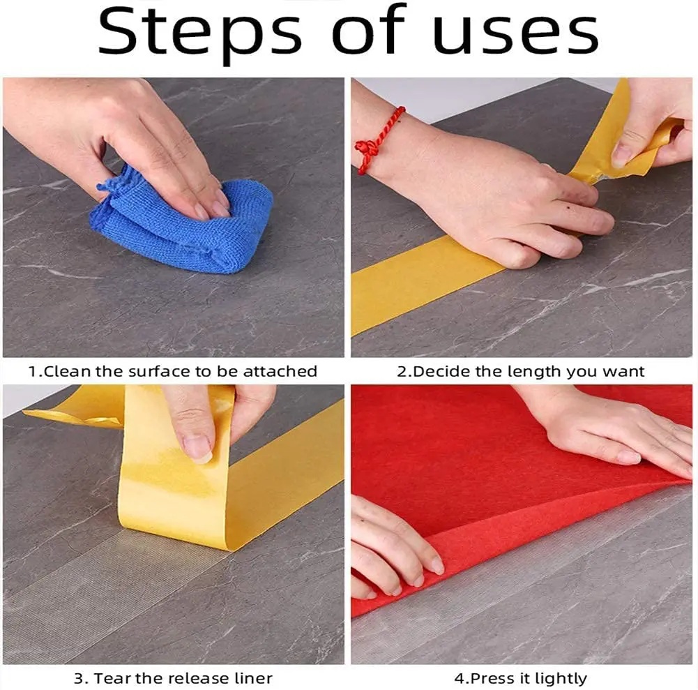 Home Decor Double Sided Carpet Tape Super Strong Adhesive Carpet Edge