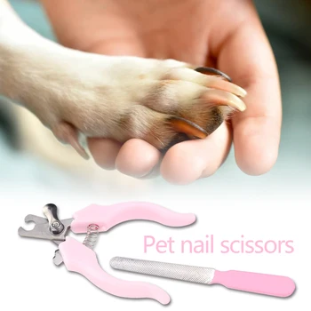 

Dogs Animal Professional Pet Grooming Pet Cat Dog Nail Clipper File Stainless Steel Grooming Scissors Pets Scissors Products