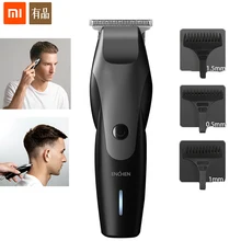 Xiaomi триммер для стрижки волос Мужская бритва для бороды Беспроводная электрическая машинка для стрижки волос USB зарядка триммер для волос 5