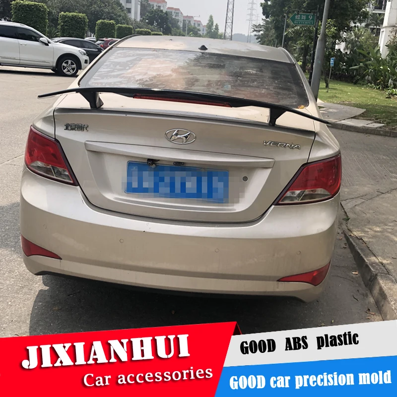Спойлер для Hyundai VERNA Accent 2006-2018 спойлер TF из АБС-пластика заднее крыло автомобиля