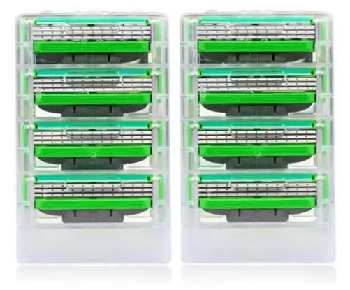 8pcs/pack Men’s Safety Razor Blades Face care Shaving blades Manual shaving Cassette for gillettee mach 3