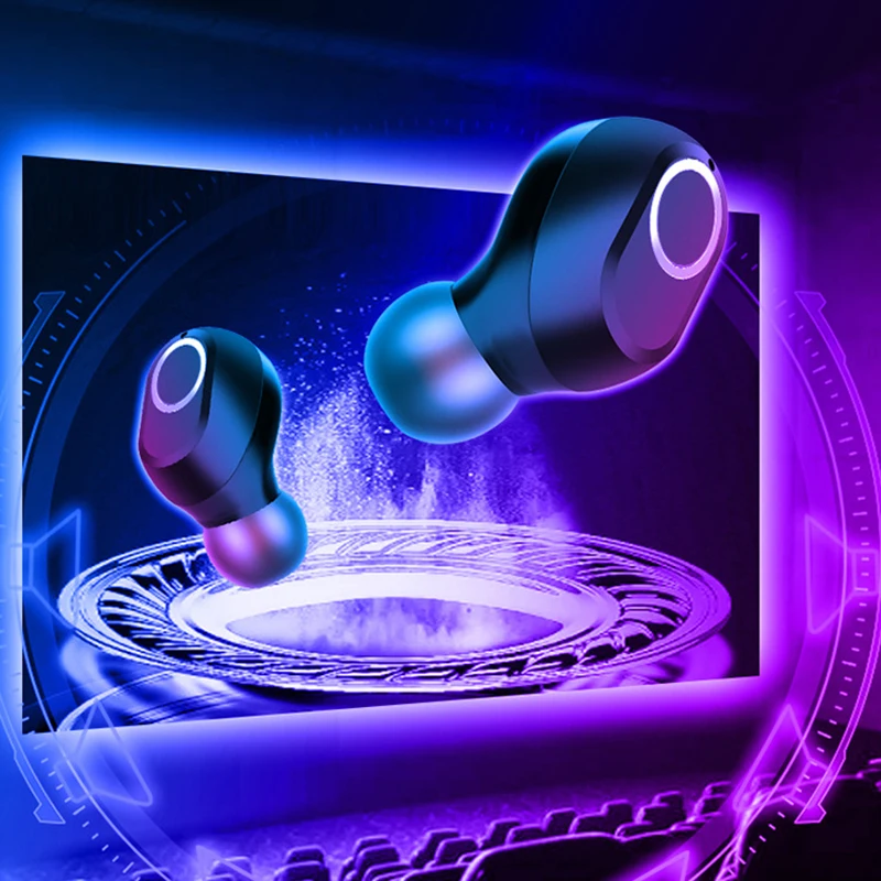 TWS Wireless Bluetooth Earphone LB 10 Headset In ear With Microphone mirror Sport Stereo Headphone Earbuds For xiaomi huawei ios