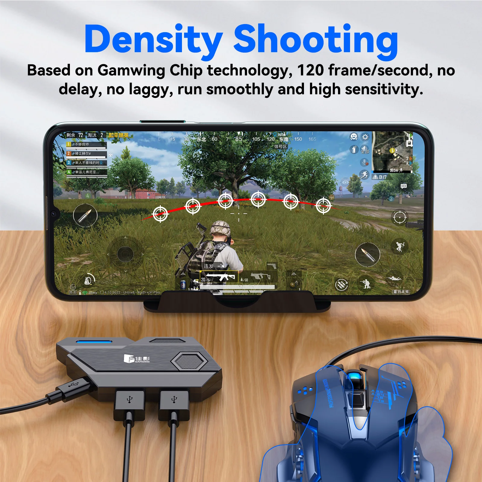 Конвертер клавиатуры и мыши для мобильных игр Android iOS (ниже iOS13.3) bluetooth-соединение