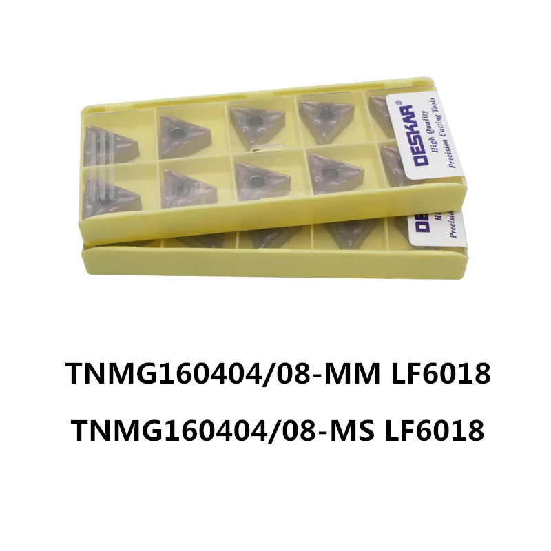 

10PCS DESKARTNMG160404 / 160408-MM / MS LF6018 Inserting tool for turning CNC carbide insert Indexable for stainless steel