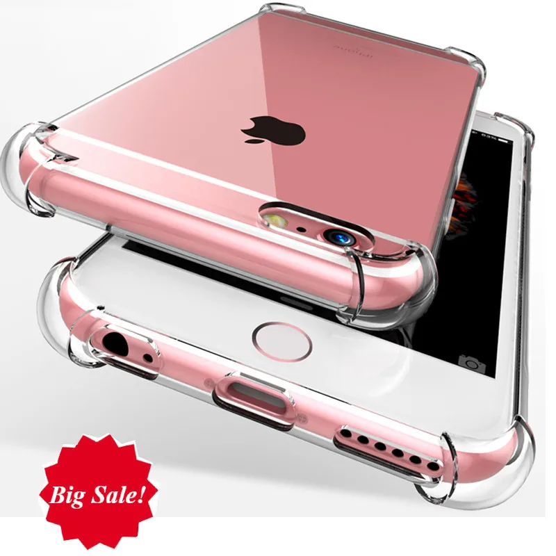 

Clear Transparent TPU Silicone Case For iPhone 11 Pro Max 2019 X XS MAX XR 6 7 8 6S Plus Protective Rubber Capa Phone Case Cover