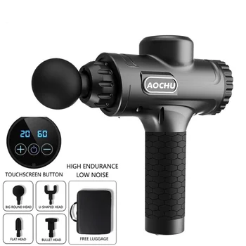 

Massage Gun Cordless Rechargeable Muscle Stimulator Deep Tissue Massager Device Body Relaxation Slimming Shaping Pain Relief