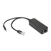 IEEE 802.3af Micro USB Active PoE Splitter Power Over Ethernet 48V To 5V 2.4A for Tablet Dropcam or Raspberry Pi IEEE 802.3af Micro USB Active PoE Splitter Power Over Ethernet 48V To 5V 2.4A for Tablet Dropcam or Raspberry Pi