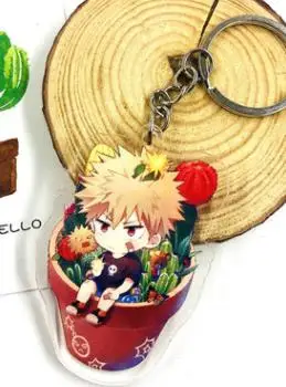 Мой герой academic фигурка игрушка акриловый брелок мидория изуку Bakugou катсуки Todoroki Shoto симпатичный брелок для мальчиков - Цвет: A4