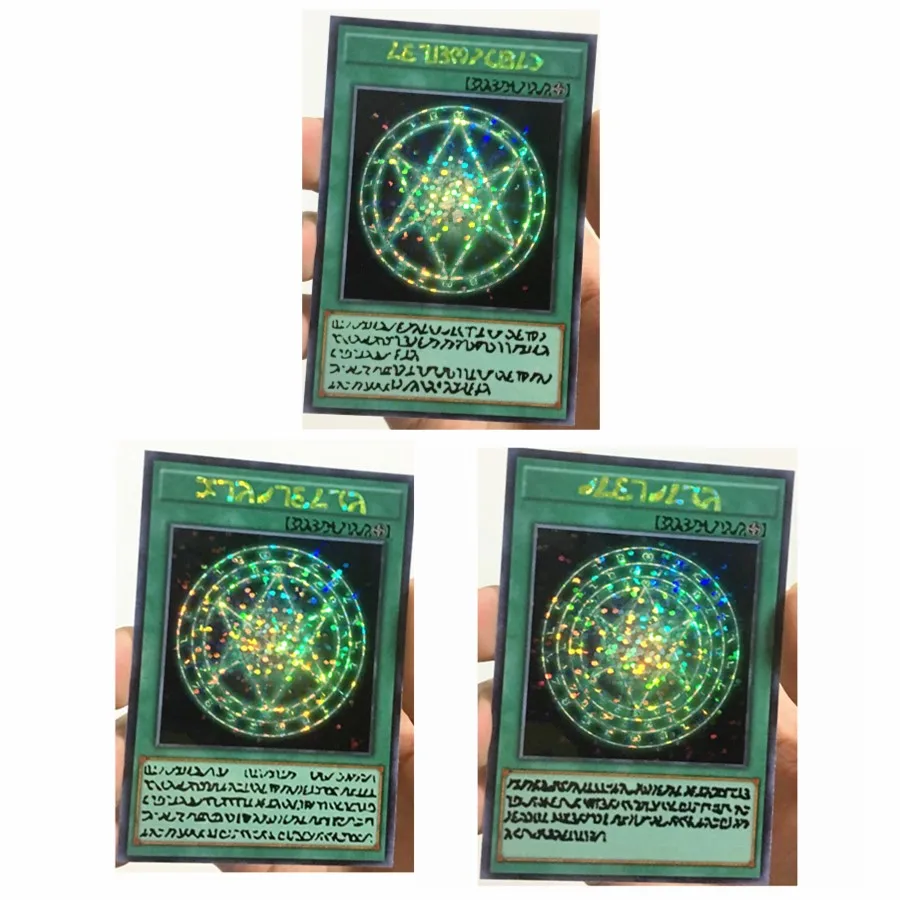 Yu Gi Oh Orichalcos печать DIY Игрушки Хобби Коллекционные коллекционные игрушки