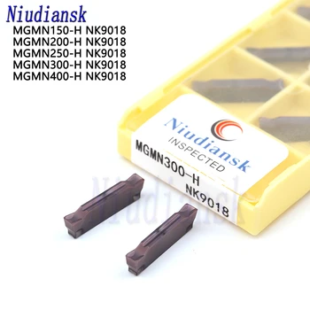 

10PCS MGMN150 MGMN200 MGMN250 MGMN300 MGMN400-H NK9018 carbide insert metal Lathe CNC tool turning insert grooving Cutting tool