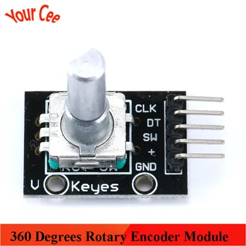 

360 Degrees Rotary Encoder Module For Arduino Brick Sensor Switch Development Board KY-040