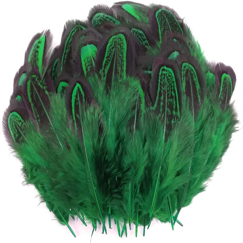 Pheasant Feathers for crafts DIY Marabou Feathers jewelry making Wedding Decoration 20/100pcs 4-8cm pheasant feathers craft feathers