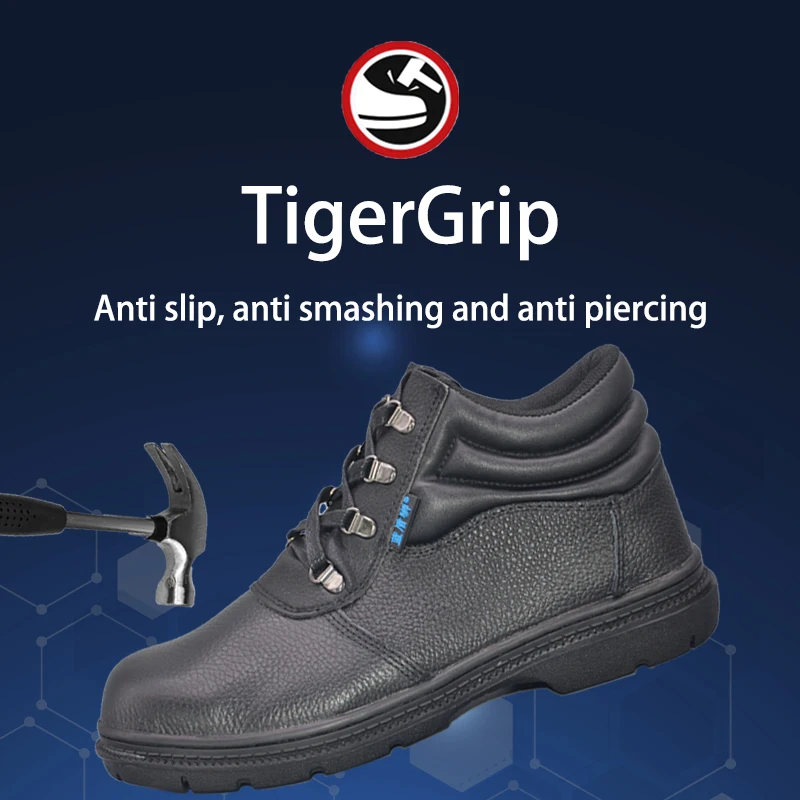 

Tigergrip Safety Work Boots Waterproof Construction Work Shoes Anti-Puncture Safety Shoes Anti-smashing Outdoor Boots Man Male